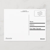 Carte Postale Orange Aztek (Dos)