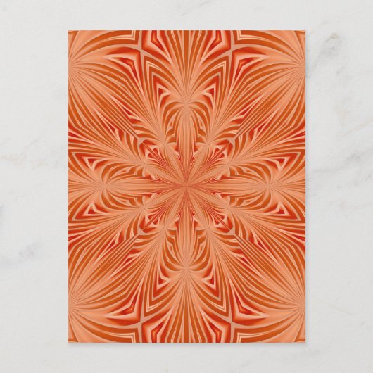 Carte Postale Orange Burst (Devant)