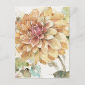 Carte Postale Orange Dahlia (Devant)