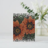 Carte postale Orange Daisy Balls (Debout devant)