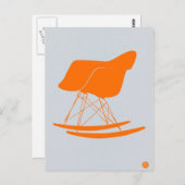 Carte Postale Orange Eames (Devant / Derrière)