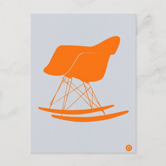 Carte Postale Orange Eames (Devant)