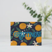 Carte Postale Orange êtes-vous ravi (Debout devant)