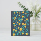 Carte Postale Orange Fruit Vintage (Debout devant)