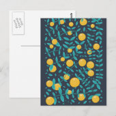 Carte Postale Orange Fruit Vintage (Devant / Derrière)