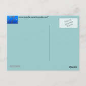 Carte postale Orange Jellyfish (Dos)