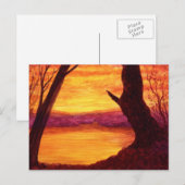 Carte postale Orange Lake (Devant / Derrière)