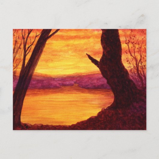 Carte postale Orange Lake (Devant)