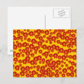 Carte Postale Orange Mums (Devant / Derrière)