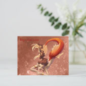 Carte postale Orange Nix (Debout devant)