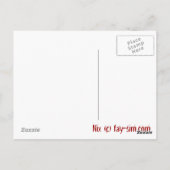 Carte postale Orange Nix (Dos)