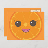 Carte Postale Orange pas banane (Devant / Derrière)