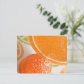 Carte Postale orange pressée (Debout devant)