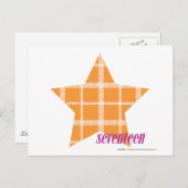 Carte Postale Orange programmé 2 (Devant / Derrière)