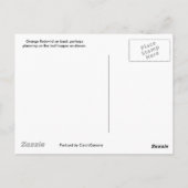 Carte postale Orange Reduviid (Dos)