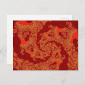 Carte Postale Orange rouge (Devant / Derrière)