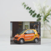 Carte Postale Orange Smart Car (Debout devant)