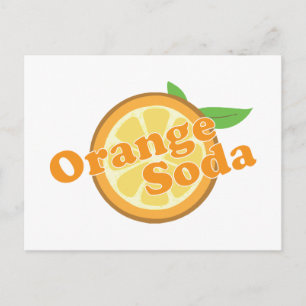 Carte Postale Orange Soda