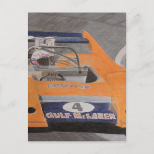 Carte Postale Orange Thunder