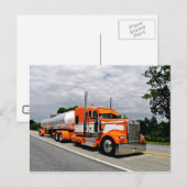 Carte postale Orange Ya Jealous Kenworth (Devant / Derrière)