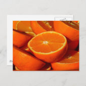 Carte Postale Oranges. (Devant / Derrière)