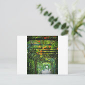 Carte Postale Oranges et citrons jaunes sur treillis vert (Debout devant)