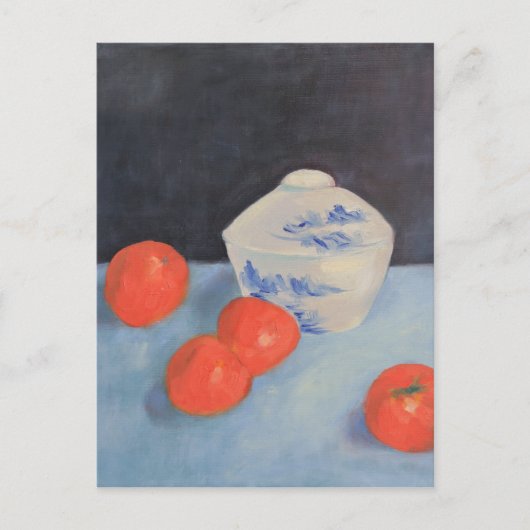 Carte Postale Oranges et persimmons (Devant)