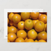 Carte Postale Oranges fruits Floride marché orange (Devant / Derrière)