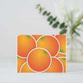Carte Postale Oranges funky (Debout devant)