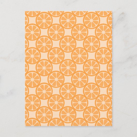 Carte Postale Oranges Motif (Devant)