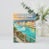 Carte Postale Oranjestad, Caribbean jewel (Debout devant)