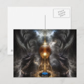 Carte Postale Orb Of Light Fractal Art (Devant / Derrière)