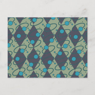 Carte Postale Orbite Diamant Bleu