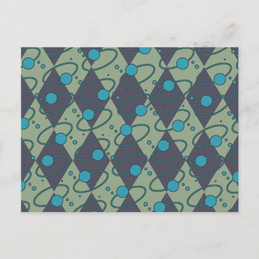 Carte Postale Orbite Diamant Bleu (Devant)