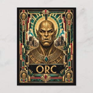 Carte Postale Orc, Art Déco Mythique