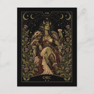 Carte Postale Orc, Tarot Starlit Art