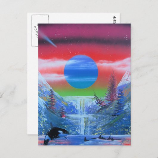 Carte postale Orca (Devant / Derrière)