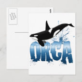 CARTE POSTALE ORCA (Devant / Derrière)