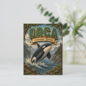 Carte Postale Orca Fjords côtiers POPCUT (Debout devant)