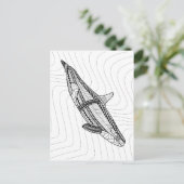 Carte postale Orca pour adultes (Debout devant)