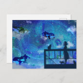 Carte Postale Orca Whales (Devant / Derrière)