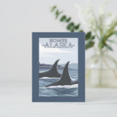Carte Postale Orca Whales #1 - Homer, Alaska (Debout devant)