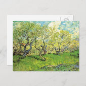 Carte Postale Orchard à Blossom par Vincent van Gogh (Devant / Derrière)