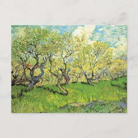 Carte Postale Orchard à Blossom par Vincent van Gogh (Devant)