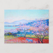 Carte Postale Orchard des fleurs d'amandes Théo van Rysselberghe (Devant)