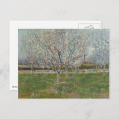 Carte Postale Orchard en fleurs Plum Trees par Vincent Van Gogh (Devant / Derrière)