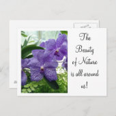 Carte Postale Orchard Violet (Devant / Derrière)