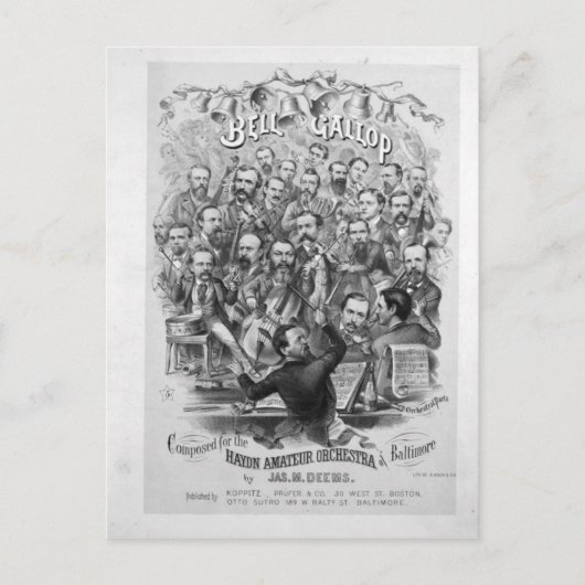 Carte Postale Orchestre amateur de Haydn de Baltimore (Devant)