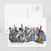 Carte Postale Orchestre animal (Devant / Derrière)