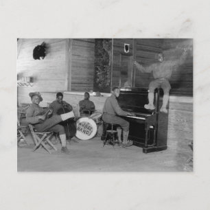 Carte Postale Orchestre de jazz, 1918
